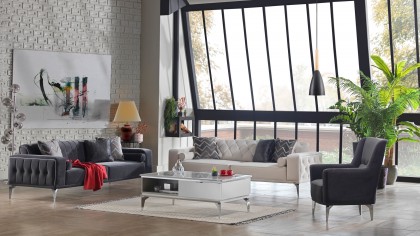 Set Canapea Extensibila Loretto 3+2+1+1 BELLONA Seturi canapele