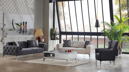 Set Canapea Extensibila Loretto 3+2+1+1 BELLONA Seturi canapele