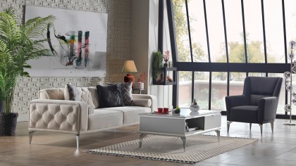 Set Canapea Extensibila Loretto 3+2+1+1 BELLONA Seturi canapele