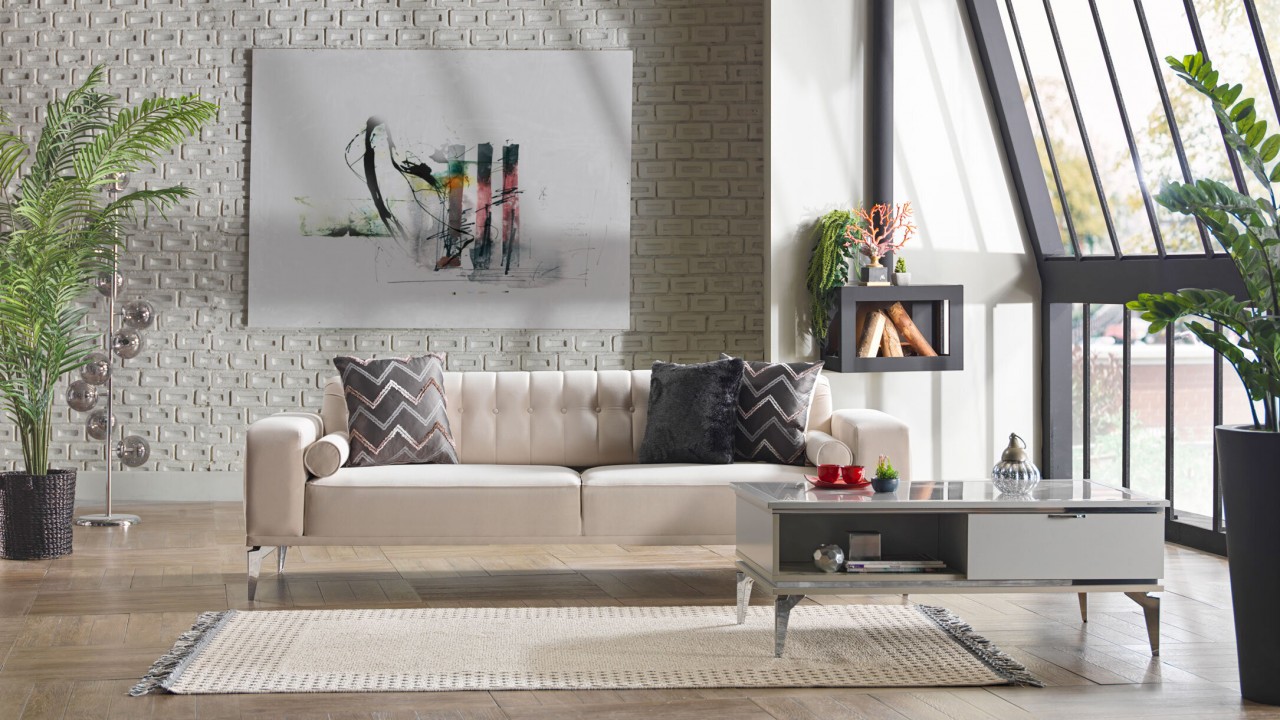 Set Canapea Extensibila Loretto 3+2+1+1 BELLONA Seturi canapele