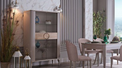 Scaun 6165 Sanvito, Spatar Curbat, set 2 buc BELLONA Scaun 23SVT61650220001