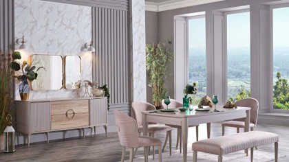 Scaun 6165 Sanvito, Spatar Curbat, set 2 buc BELLONA Scaun 23SVT61650220001