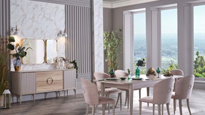 Scaun 6165 Sanvito, Spatar Curbat, set 2 buc BELLONA Scaun 23SVT61650220001