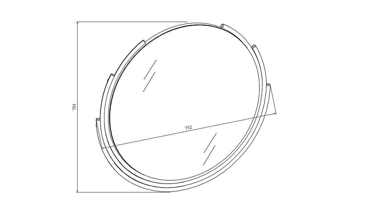 Oglinda Masa De Toaleta Gravita, Antracit BELLONA Oglinda Masa de Toaleta