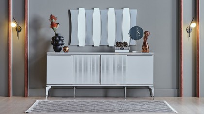 Set Dining Room Loretto, scaun spatar nasturi BELLONA Seturi Dining Room