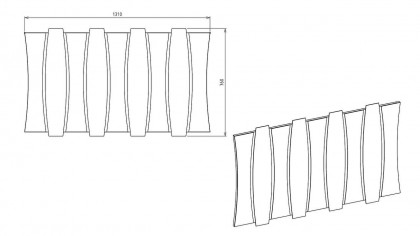 Set Dining Room Loretto, scaun spatar nasturi BELLONA Seturi Dining Room