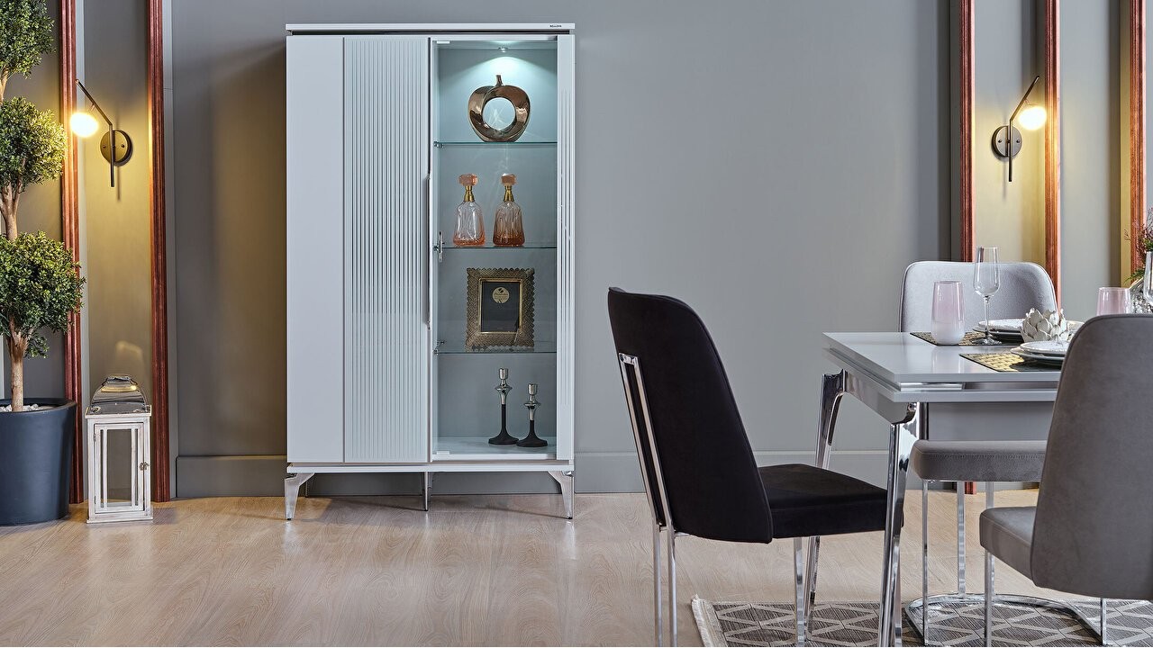 Set Dining Room Loretto, scaun spatar nasturi BELLONA Seturi Dining Room