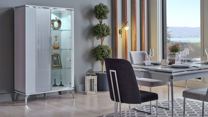 Set Dining Room Loretto, scaun spatar nasturi BELLONA Seturi Dining Room