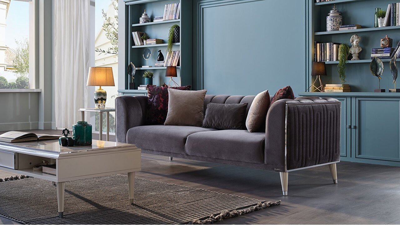 Set Canapea Extensibila Gravita 3+2+1 BELLONA Seturi canapele