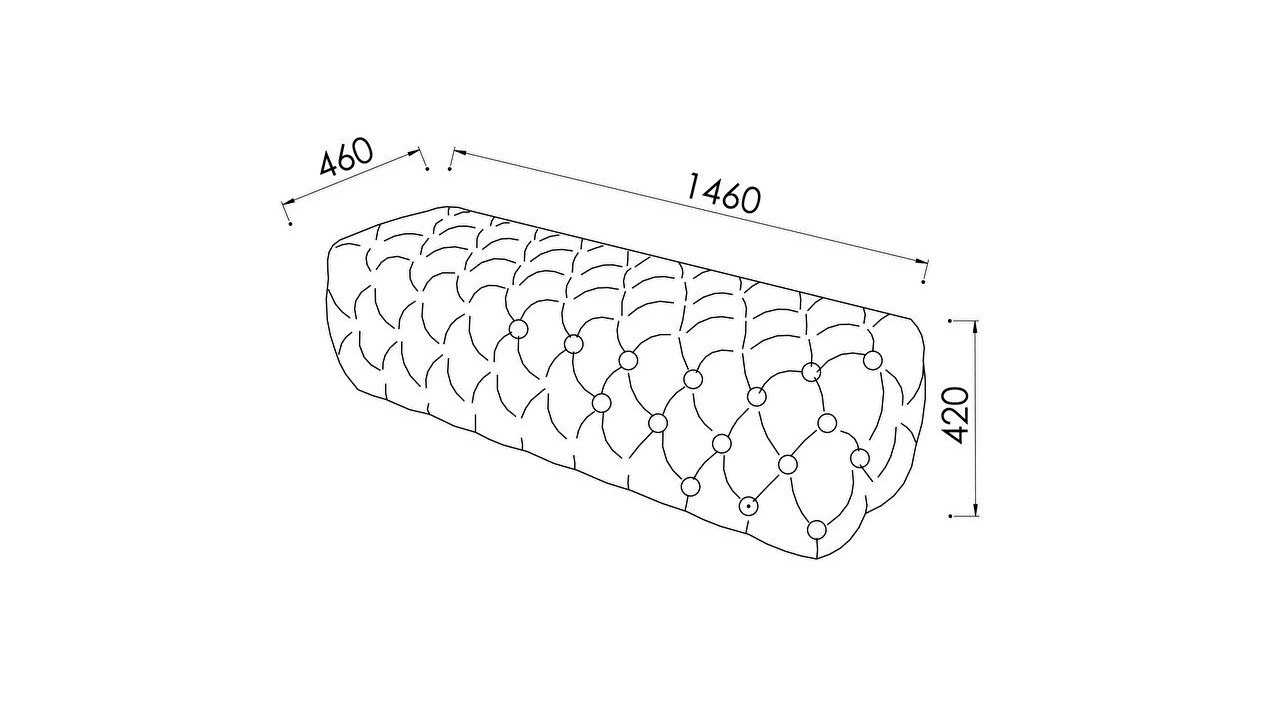 Taburet Marchiz Platinum, Antracit BELLONA Taburet