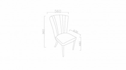 Set Dining Room cu masa fixa Plaza, culoare Nuc BELLONA Seturi Dining Room