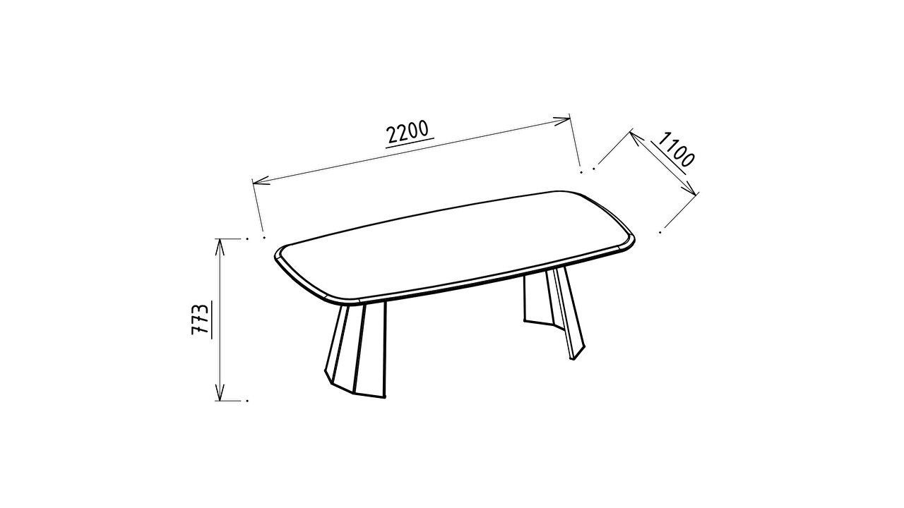 Set Dining Room cu masa fixa Plaza, culoare Nuc BELLONA Seturi Dining Room