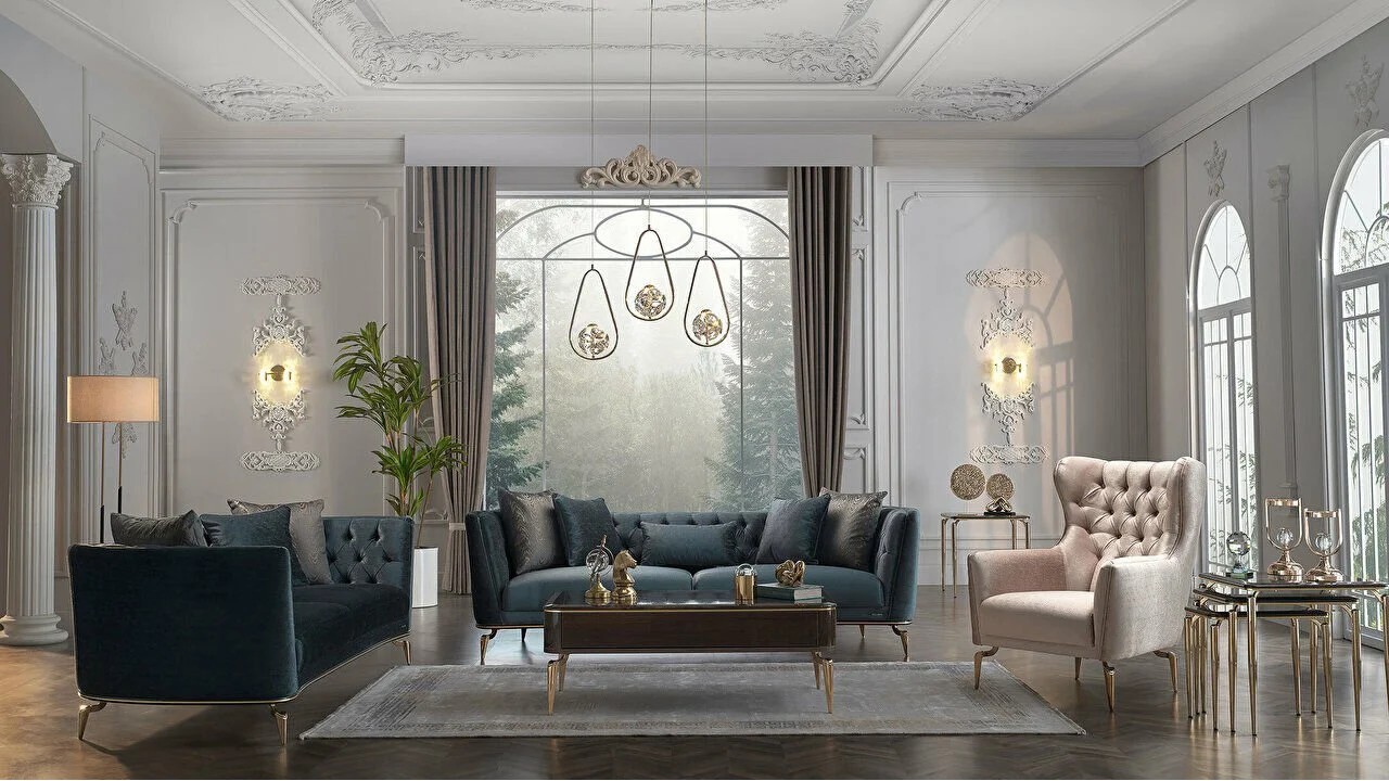 Set Canapea Plaza 3+3+1 BELLONA Seturi canapele