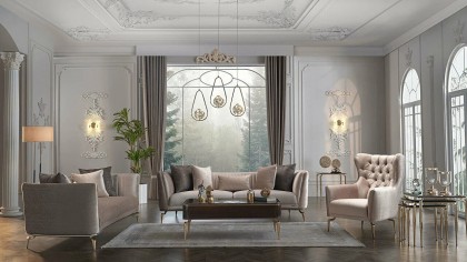 Set Canapea Plaza 3+3+1 BELLONA Seturi canapele