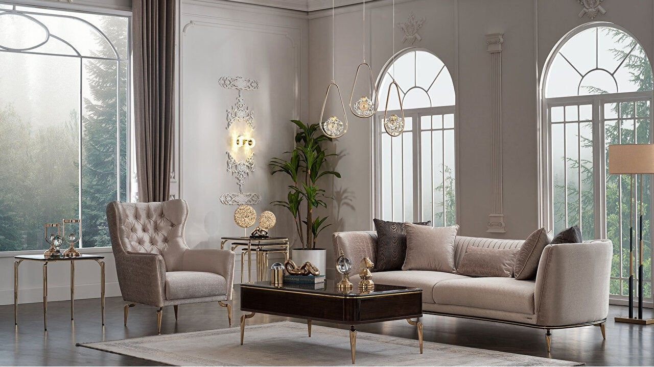 Set Canapea Plaza 3+3+1 BELLONA Seturi canapele