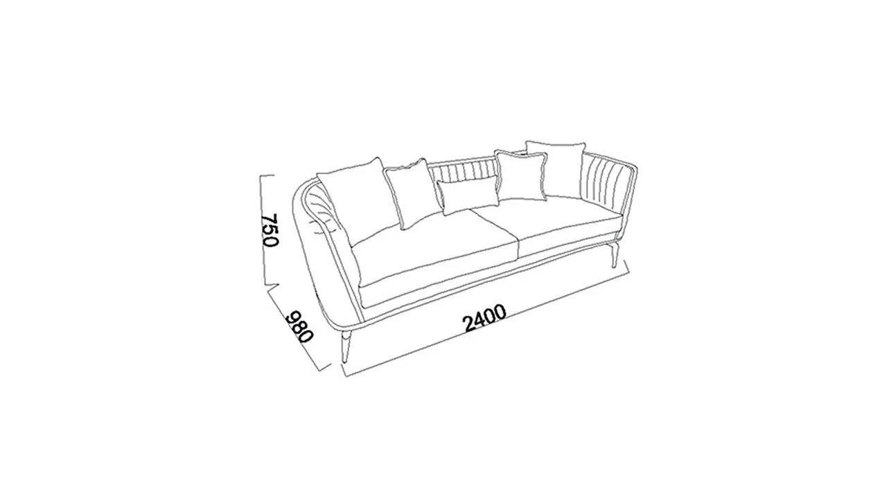 Set Canapea Plaza 3+3+1 BELLONA Seturi canapele