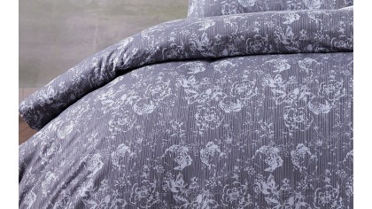 Set lenjerie de pat Perla - Double - Gri DOQU Home textile