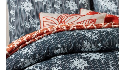 Set lenjerie de pat Perla - Double - Albastru DOQU Home textile