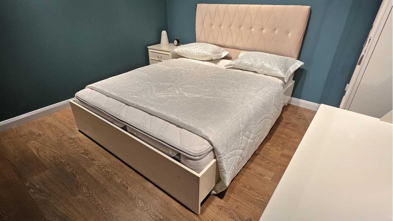 Pat Vitella 150x200, Somiera fixa, Fildes-Pudra BELLONA O U T L E T 22ORK2206FSFS+22VIT22313O3O