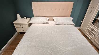 Pat Vitella 150x200, Somiera fixa, Fildes-Pudra BELLONA O U T L E T 22ORK2206FSFS+22VIT22313O3O