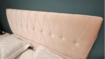 Pat Vitella 150x200, Somiera fixa, Fildes-Pudra BELLONA O U T L E T 22ORK2206FSFS+22VIT22313O3O