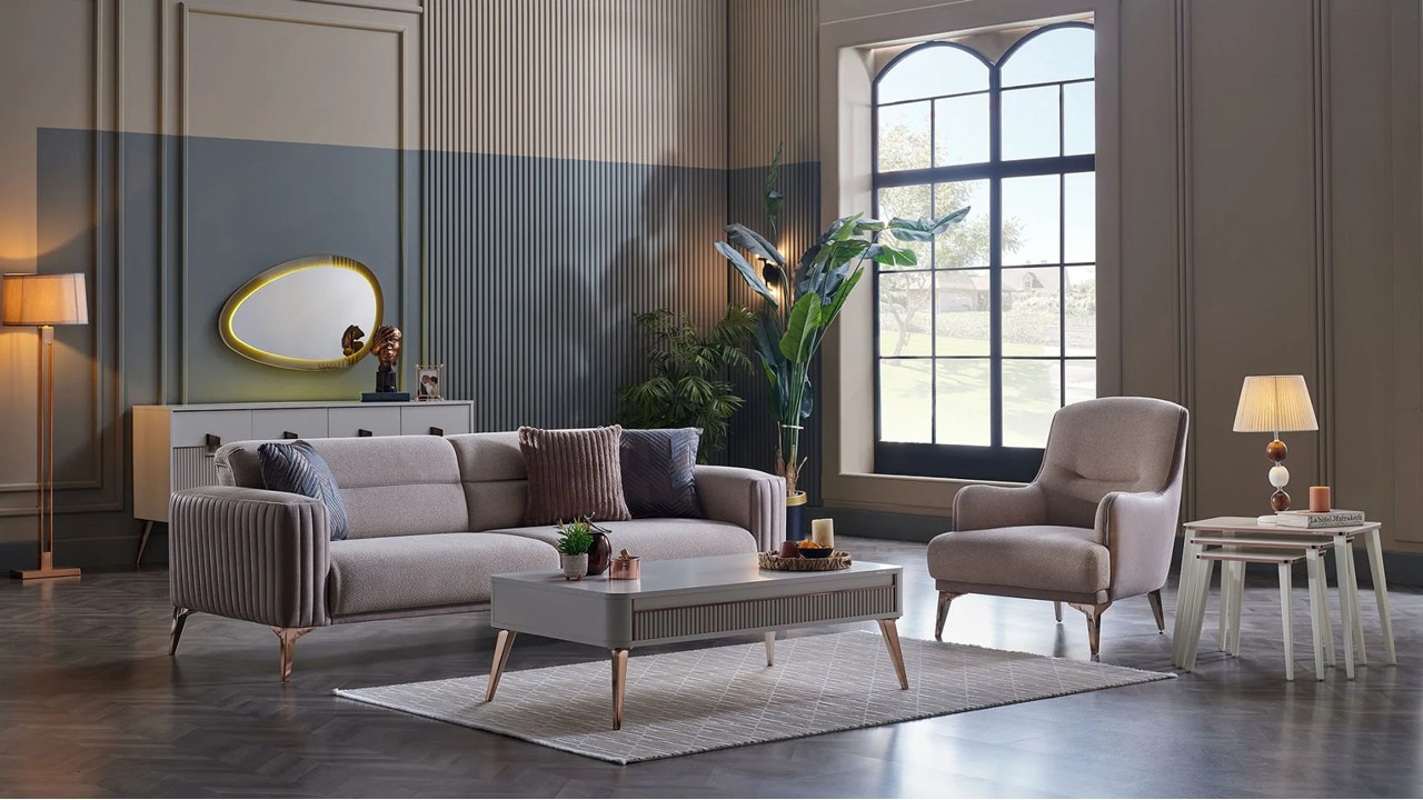 Set Canapea Extensibila Napoli 3+1  Seturi canapele