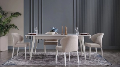 Set Dining Room cu masa extensibila Napoli  Seturi Dining Room