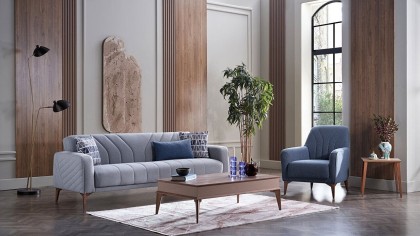 Set Canapea Extensibila Mathias 3+1  Seturi canapele