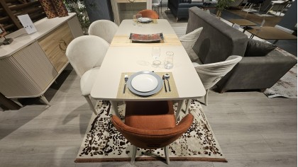 Set Masa Extensibila Cu 6 Scaune Sanvito  Seturi Dining Room 22SVT3155EFZH+23SVT61650220015+23SVT61650220001