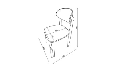 Scaun 6357 Boheems, Pachet 2 bucati BELLONA Scaun 23BHS63570220001