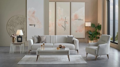 Set Canapea Extensibila Nadia 3+1  Seturi canapele