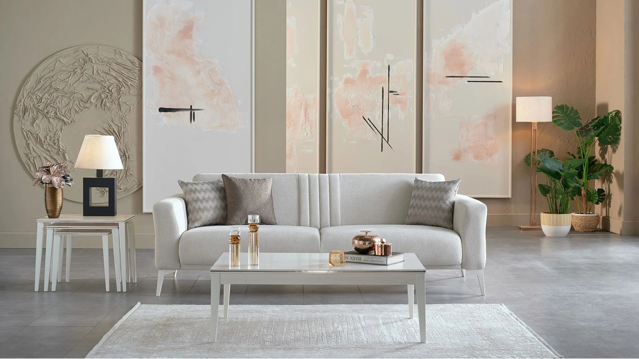 Set Canapea Extensibila Nadia 3+1  Seturi canapele