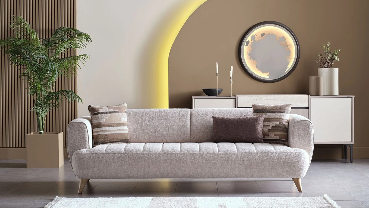 Set Canapea Extensibila Mona 3+1  Seturi canapele