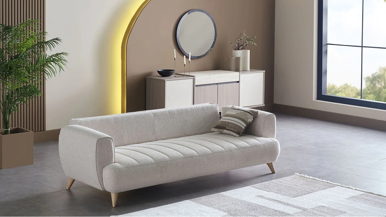 Set Canapea Extensibila Mona 3+1  Seturi canapele