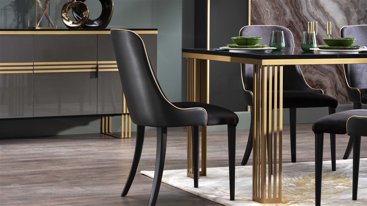 Set Masa Fixa cu 6 Scaune Carlino BELLONA Seturi Masa cu Scaune MASASCAUNECARLINO