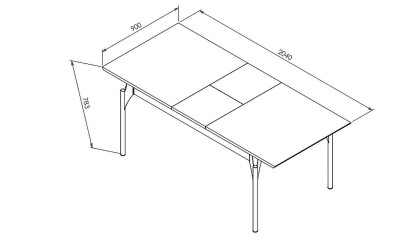 Set Dining Room Lucida cu Masa Extensibila BELLONA Seturi Dining Room DININGLUCIDA