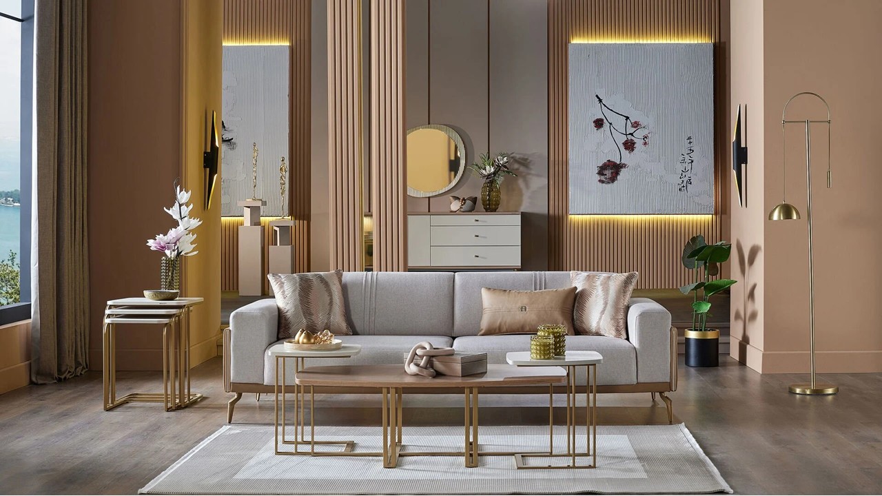 Set Canapea Extensibila Montella 3+2+1  Seturi canapele