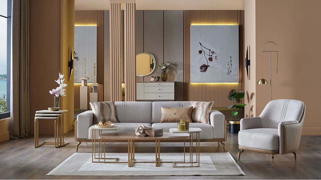 Set Canapea Extensibila Montella 3+2+1  Seturi canapele