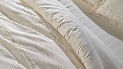Set Lenjerie de pat Carla Double, Crem DOQU Lenjerie de pat
