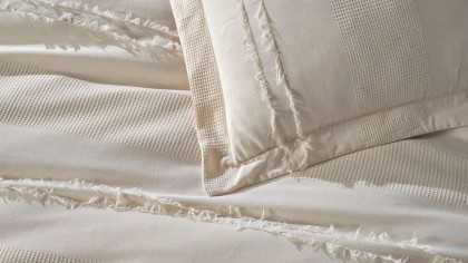 Set Lenjerie de pat Carla Double, Crem DOQU Lenjerie de pat