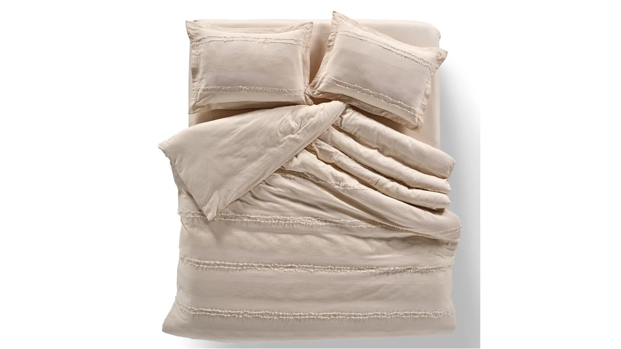 Set Lenjerie de pat Carla Double, Crem DOQU Lenjerie de pat