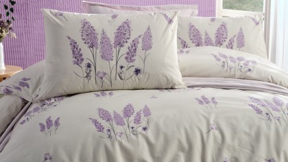 Set Lenjerie de pat Festival Meyra Double, Alb DOQU Lenjerie de pat