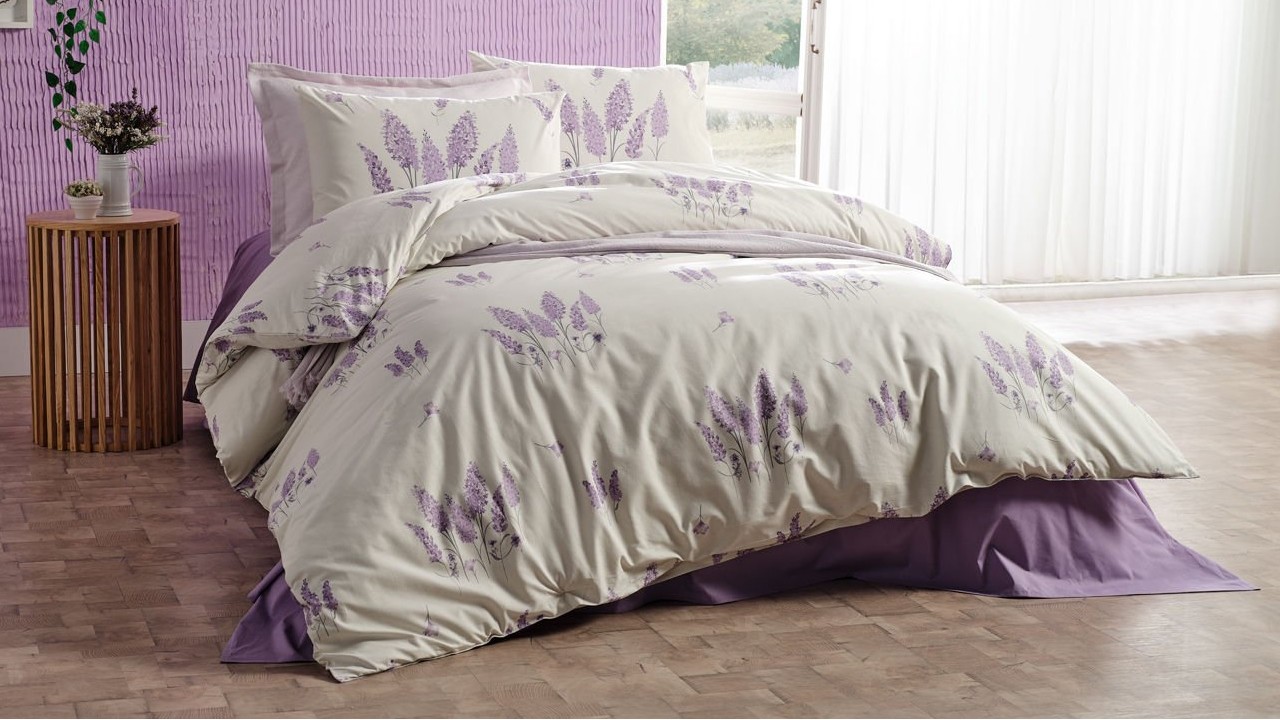 Set Lenjerie de pat Festival Meyra Double, Alb DOQU Lenjerie de pat