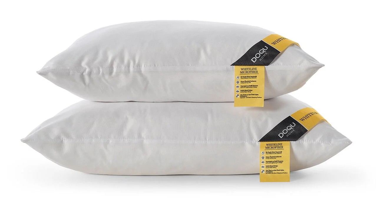 Perna Microfibra Whiteline 60 x 80 cm - Alb DOQU Perne si Pilote 2Q9YSTWHTEA660000