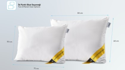 Perna Microfibra Whiteline 60 x 80 cm - Alb DOQU Perne si Pilote 2Q9YSTWHTEA660000