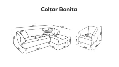 Coltar Bonita BELLONA Coltare