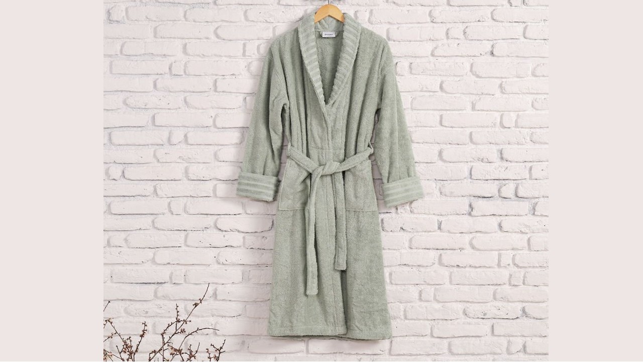 Halat de baie Ivory L/XL - 130 - Verde DOQU Prosoape si Halate 2Q9BRNIVRYB360001