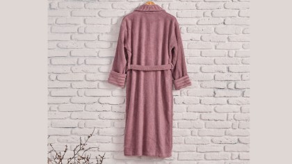 Halat de baie Ivory L/XL - 130 - Roz DOQU Prosoape si Halate 2Q9BRNIVRYB360005