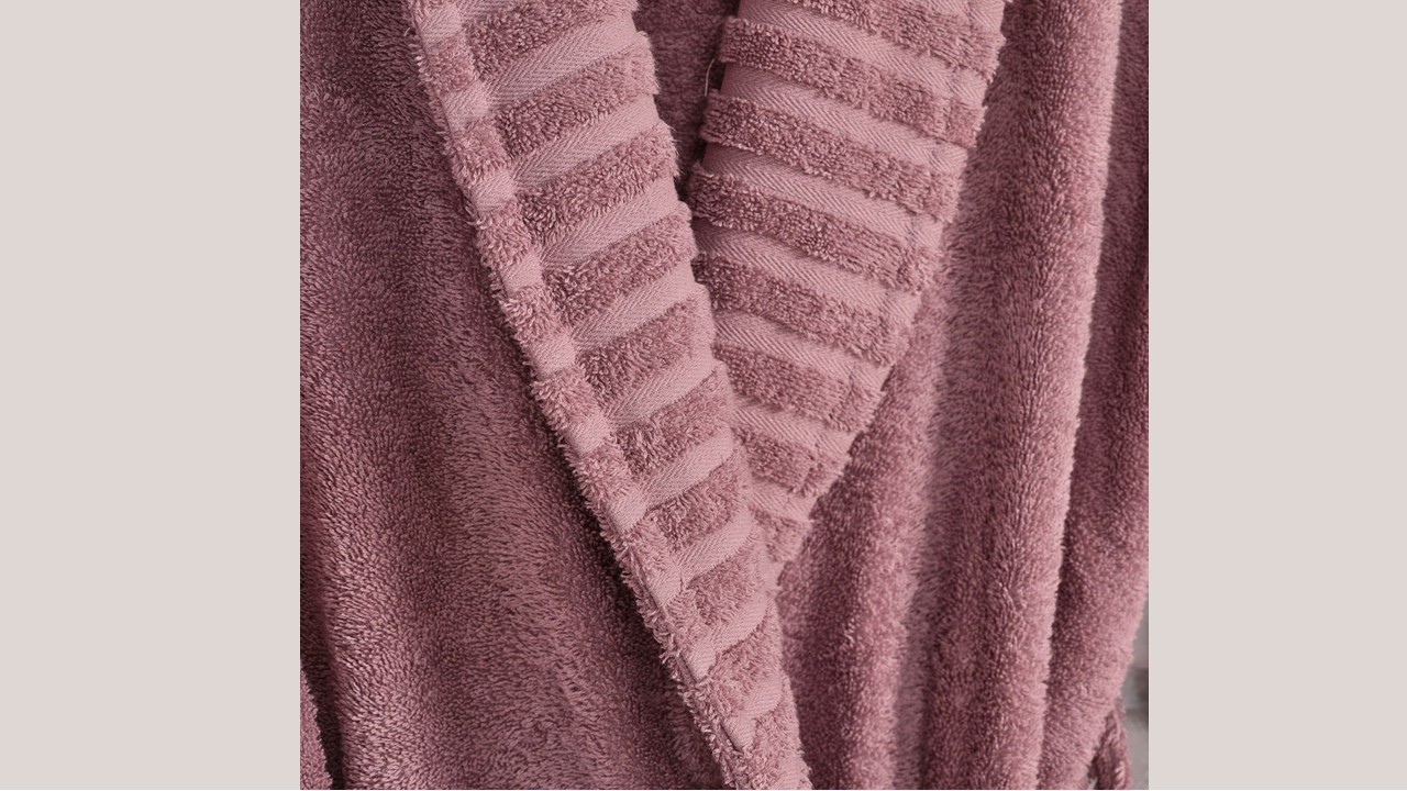 Halat de baie Ivory L/XL - 130 - Roz DOQU Prosoape si Halate 2Q9BRNIVRYB360005