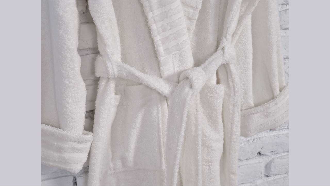 Halat de baie Ivory L/XL - 130 - Alb DOQU Prosoape si Halate 2Q9BRNIVRYB360003